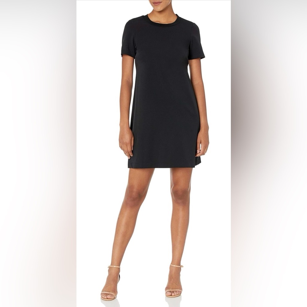 Lark & Ro Black Mini Dress